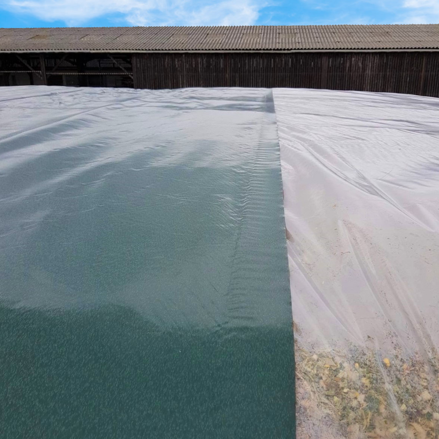 Fresh silage covered with Combi Silo  by HITEC 